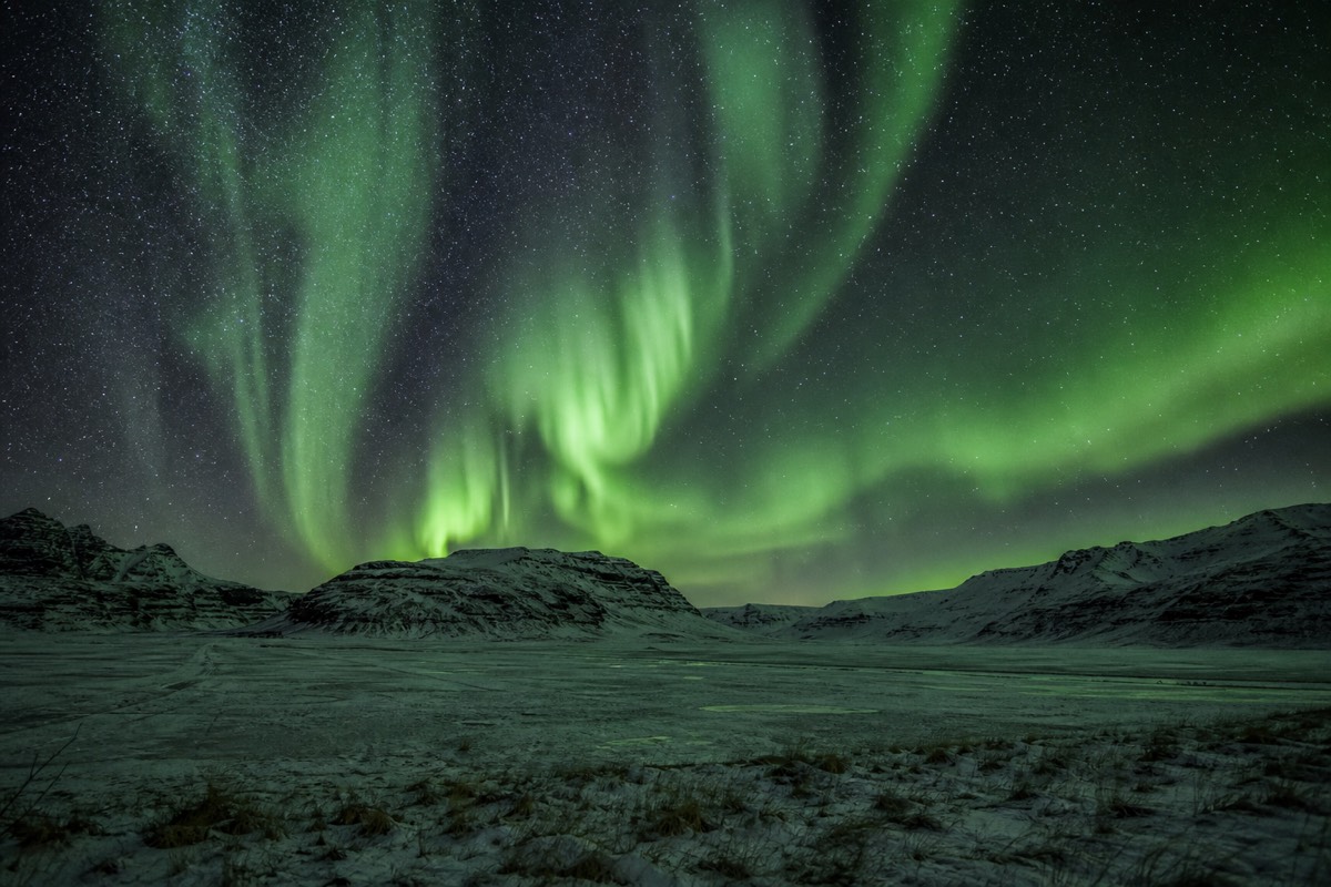 The Northern Lights over Iceland