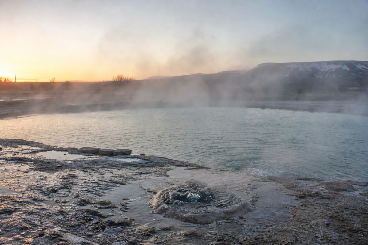 The Secret Lagoon (Gamla Laugin) at Flúðir
