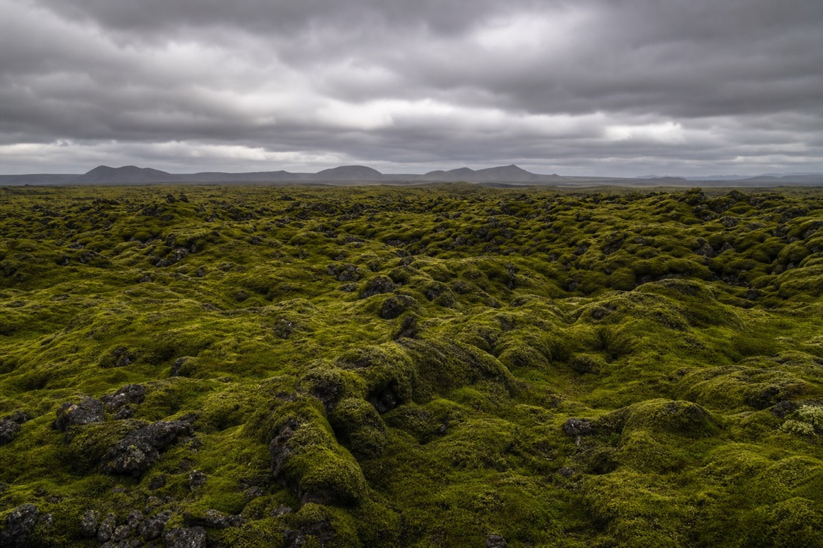 On the road out of Reykjavik, Iceland